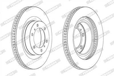 FERODO DDF2093C-1 Číslo výrobce: DDF2093C. EAN: 4044197932085.