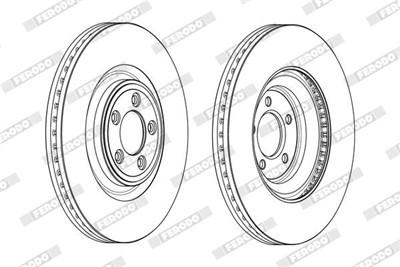 FERODO DDF2107C-1 Číslo výrobce: DDF2107C-1. EAN: 4044197959907.