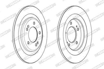 FERODO DDF2200C Číslo výrobce: DDF2200C. EAN: 4044197970360.