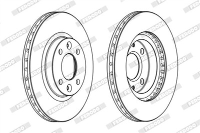 FERODO DDF2327C Číslo výrobce: DDF2327C. EAN: 4044197899517.