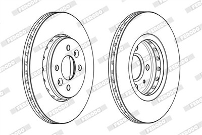 FERODO DDF2350C Číslo výrobce: DDF2350C. EAN: 4044197899524.