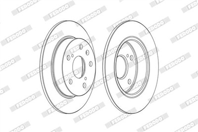 FERODO DDF2493C Číslo výrobce: DDF2493C. EAN: 4060426051617.