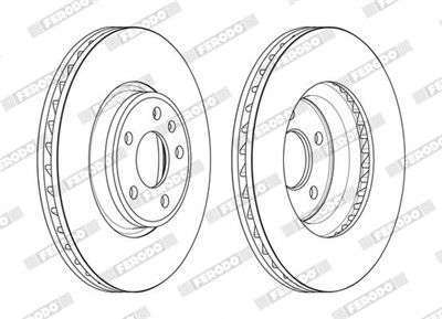 FERODO DDF2596C-1 Číslo výrobce: DDF2596C-1. EAN: 4060426150501.