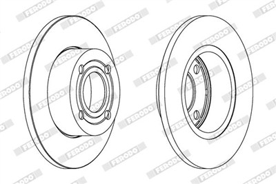 FERODO DDF318 Číslo výrobce: DDF318. EAN: 5016687131895.