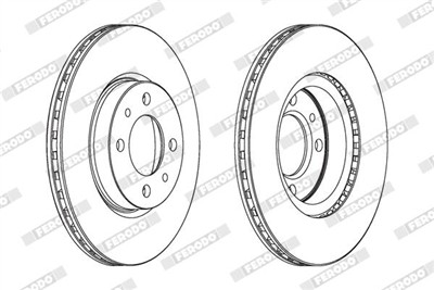 FERODO DDF521C Číslo výrobce: DDF521C. EAN: 4044197560875.