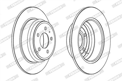 FERODO DDF552C Číslo výrobce: DDF552C. EAN: 4044197560912.