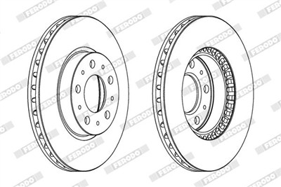 FERODO DDF605C Číslo výrobce: DDF605C. EAN: 4044197560936.