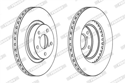 FERODO DDF679C Číslo výrobce: DDF679C. EAN: 4044197845590.
