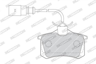 FERODO FDB1481 Číslo výrobce: 20961. EAN: 5016687220575.
