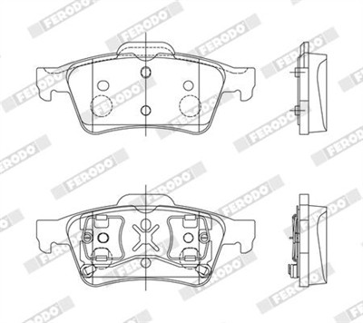 FERODO FDB1540 Číslo výrobce: 23482. EAN: 5016687247879.