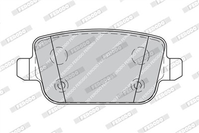 FERODO FDB1917 Číslo výrobce: 24537. EAN: 4044197328208.