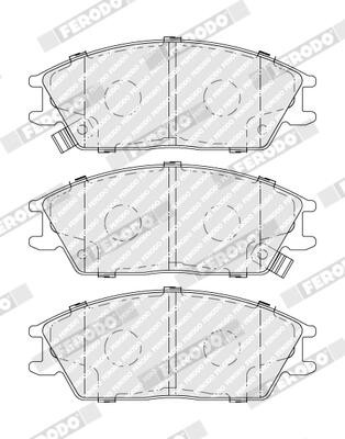 FERODO FDB4076 Číslo výrobce: 21012. EAN: 4044197413225.