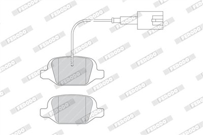 FERODO FDB4321 Číslo výrobce: 23601. EAN: 4044197531448.