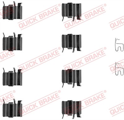 QUICK BRAKE 109-1244 EAN: 5706021072129.