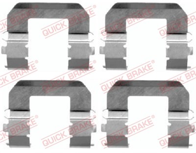 QUICK BRAKE 109-1617 EAN: 5706021082807.