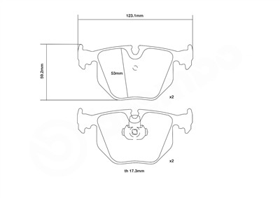 BREMBO 07.B315.01 Číslo výrobce: 21282. EAN: 8020584602720.