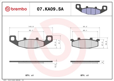 BREMBO 07KA09SA EAN: 8020584635933.