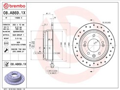 BREMBO 08.A869.1X