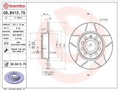 BREMBO 08.B413.75