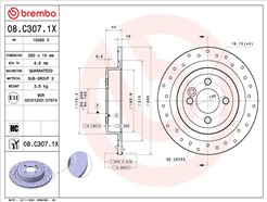 BREMBO 08.C307.1X