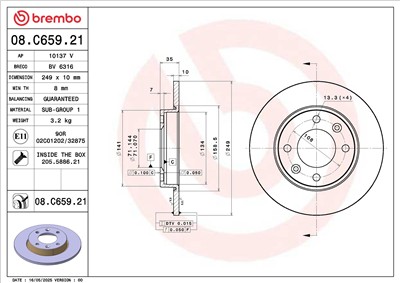 BREMBO 08.C659.21