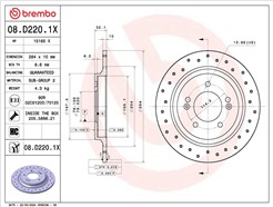 BREMBO 08.D220.1X