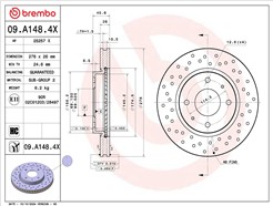 BREMBO 09.A148.4X