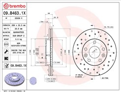 BREMBO 09.B463.1X