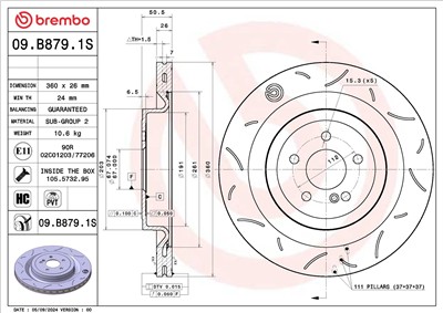 BREMBO 09.B879.1S