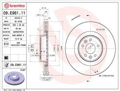 BREMBO 09.E961.11