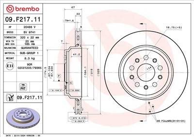 BREMBO 09.F217.11