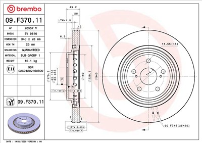 BREMBO 09.F370.11
