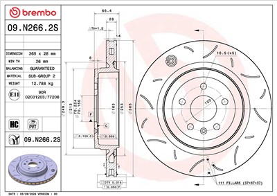BREMBO 09.N266.2S