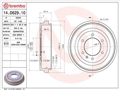 BREMBO 14.D629.10