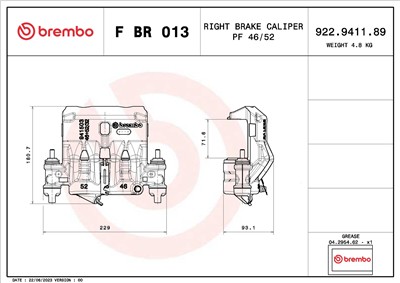 BREMBO F BR 013 EAN: 8020584548172.