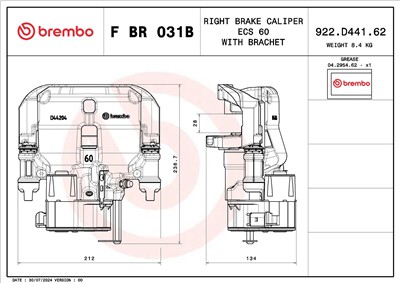 BREMBO F BR 031B EAN: 8020584548394.