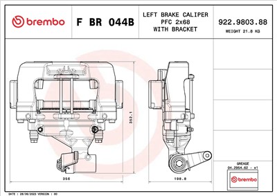 BREMBO F BR 044B EAN: 8020584548523.