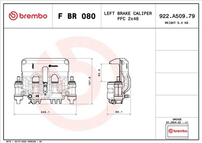 BREMBO F BR 080 EAN: 8020584548882.