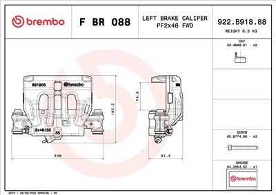BREMBO F BR 088