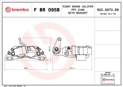 BREMBO F BR 095B EAN: 8020584551509.