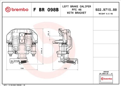 BREMBO F BR 098B EAN: 8020584551530.