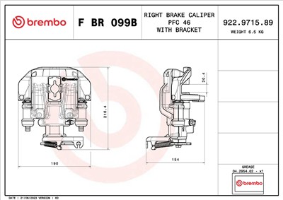 BREMBO F BR 099B EAN: 8020584551547.