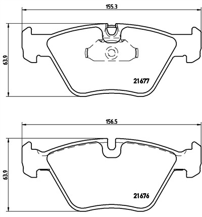 BREMBO P 06 022 Číslo výrobce: 21677. EAN: 8020584050224.
