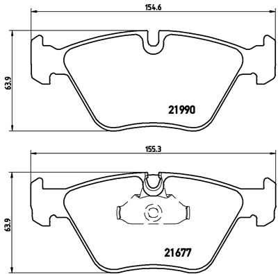 BREMBO P 06 065 Číslo výrobce: 21990. EAN: 8020584090299.