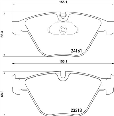 BREMBO P 06 081 Číslo výrobce: 24161. EAN: 8020584102756.