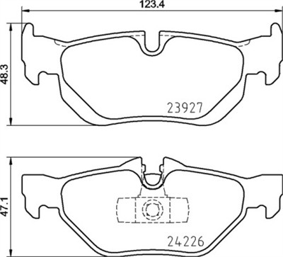 BREMBO P 06 105 Číslo výrobce: 23927. EAN: 8020584087336.