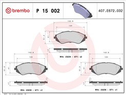 BREMBO P 15 002