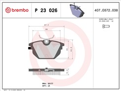 BREMBO P 23 026