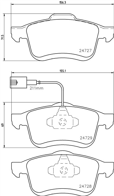 BREMBO P 23 130 Číslo výrobce: 24728. EAN: 8020584090480.