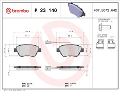 BREMBO P 23 140